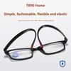 TR90 Ultra-Light Reading Glasses Clear HD Lens for Presbyopia Diopter +1.0 to 4.0 for Women Men