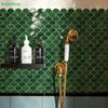 Peel & Stick Fish Scale Tile Stickers, Waterproof Self-Adhesive Backsplash Tiles for Kitchen & Bathroom Wall Decor