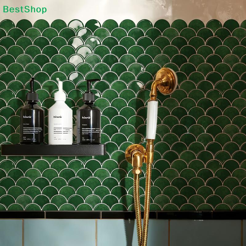 Peel & Stick Fish Scale Tile Stickers, Waterproof Self-Adhesive Backsplash Tiles for Kitchen & Bathroom Wall Decor