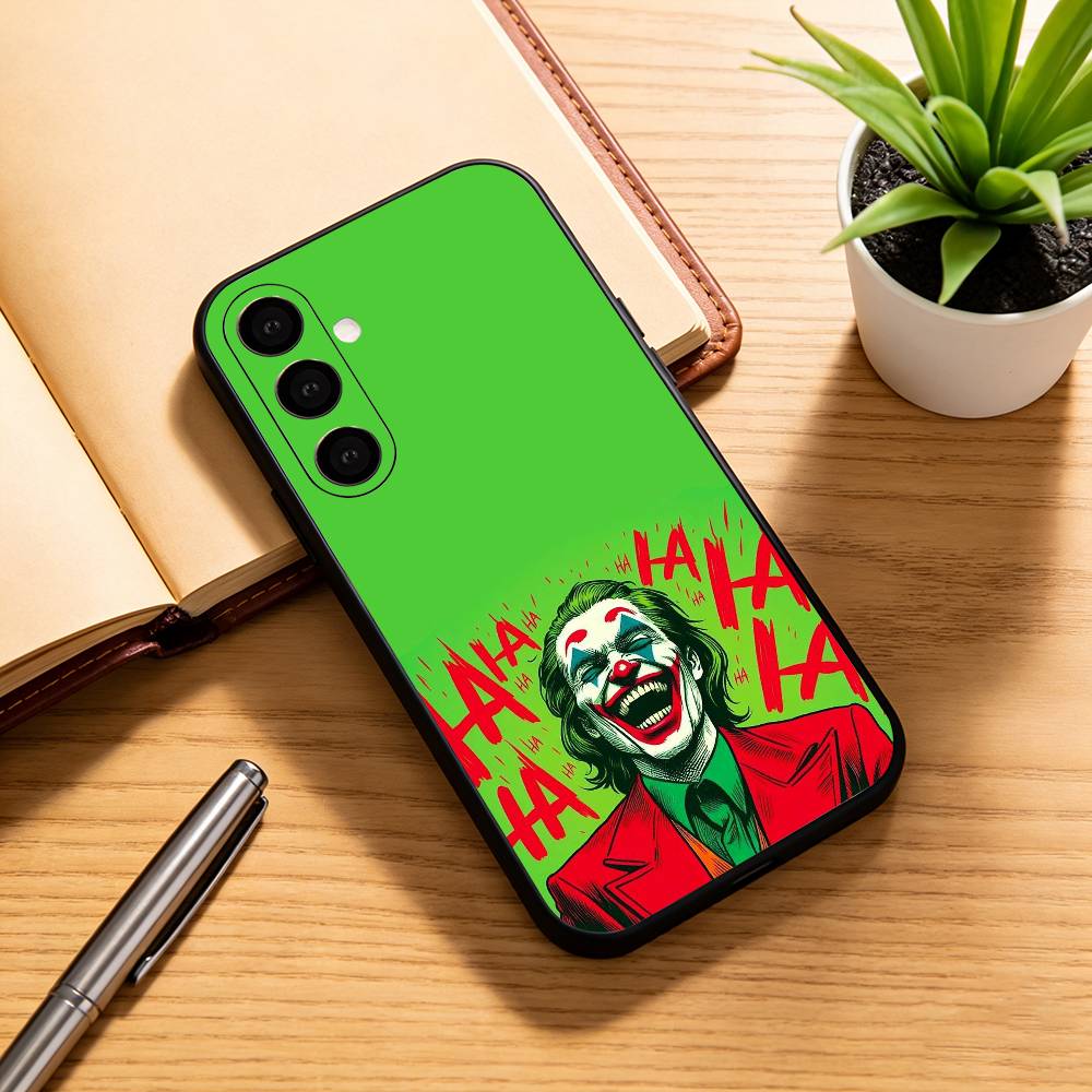 Film Joker Clown Telefoonhoesje Voor Samsung Galaxy A73,A72,A71,A70,A53,A52,A51,Anderen Zwart Zacht Hoesje