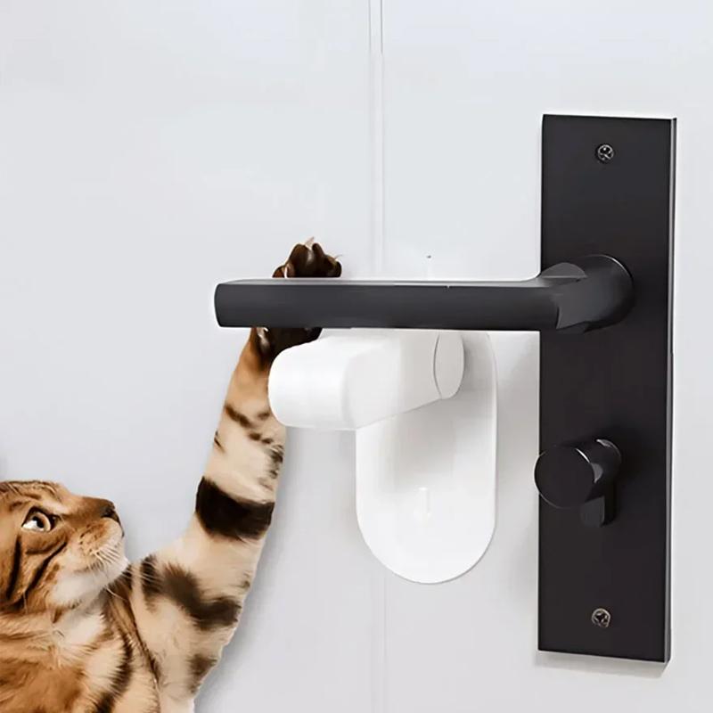 Child Safety Door Handle Lock Baby Safety Anti-Open Door Lever Lock Pet Proof Door Handle Latch Home Safety Accessories