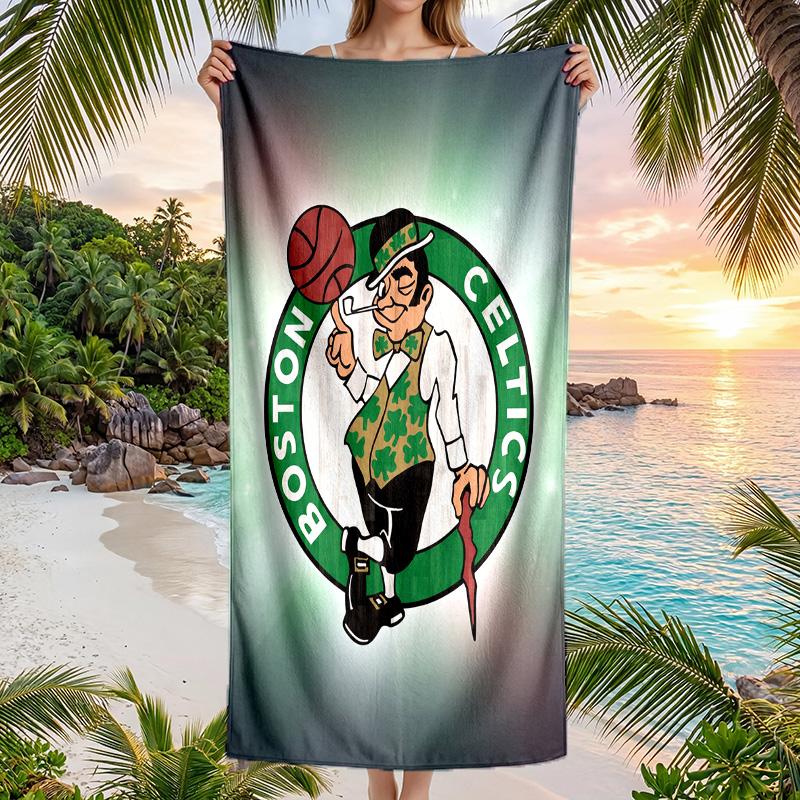 Celtic FC Print Quick Dry Beach Towel Microfiber Absorbent Portable Travel Swimming Towel