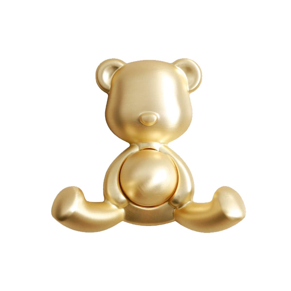 

1 шт. Скандинавский крючок для одежды в виде медведя для прихожей, настенный крючок - Современная вешалка для одежды - для подвешивания шляп, полотенец, сумок, крючки для домашнего декора золотой