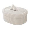 1PC Tissue Box Cotton Rope Woven Tissue Box Storage Box Desktop Storage Box Pumping Paper Box Home Office Room Car Decor Tissue Box