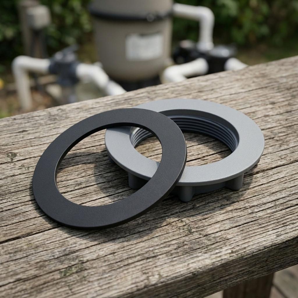 Robust Plastic Material Threaded Strainer Connector Pool Filter Adapter