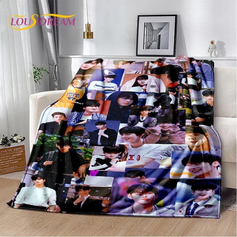 29 Styl Prawdziwe Piękno Hwang in Youp Cha EunWoo Koc, Miękki Koc do Rzucania do Domu Sypialni Łóżka Sofy Piknik Podróż Biuro Pokrowiec