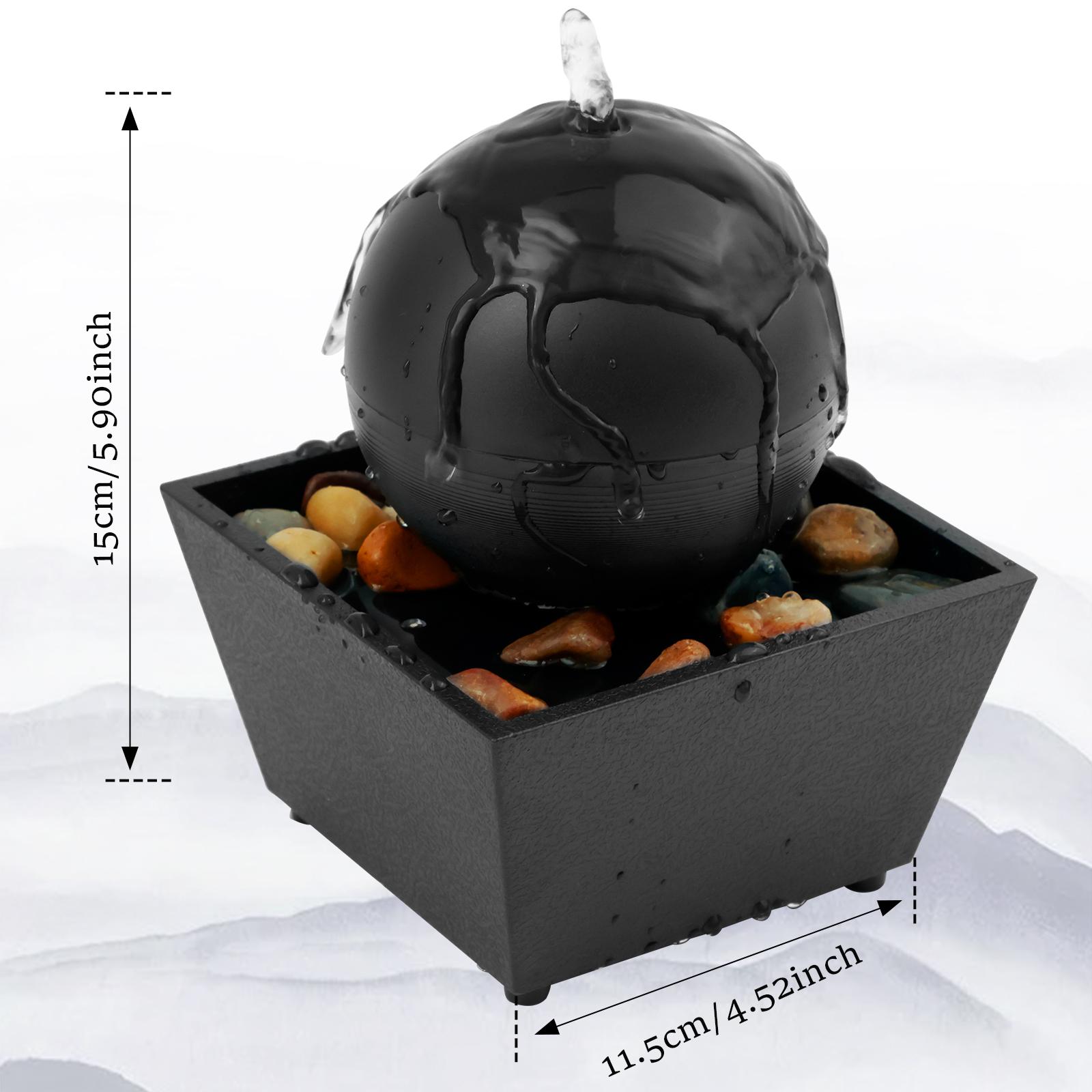 

Tabletop Waterfall Home Decor Relaxation Meditation Desktop Fountain Lights Flowing Water Ornaments Mother s Day Festival Gifts