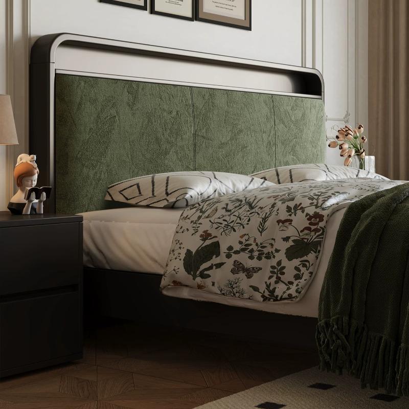 Wooden Hotel Bed European Sleeping Luxury Headboard Storage Bed Unique Aesthetic Camarotes Para Dormitorio Home Accessories