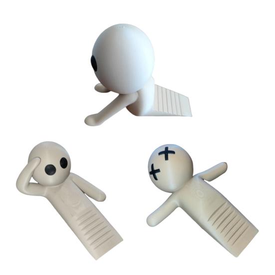 3D Printed Door Stop Little Figure Door Wedge Decorative Floor Door Stop