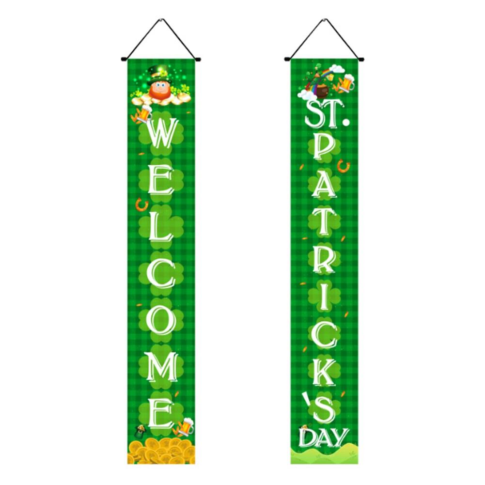 ABBY-St. Patrick's Day Decoration Hanging Sign Banner For St. Patrick's Day Hanging Decoration