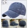 Fashion Distressed Baseball Hats Broken Hole Hip-hop Peaked Cap Casual Adjustable Sunscreen Hats Man Women Outdoor Sports