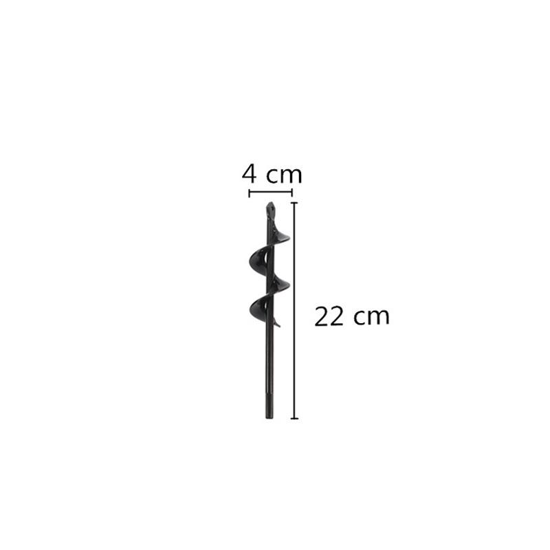 6 Sizes Garden Power Tools-Ground Drill Spiral Drill Bit Auger Seed Plant Flower Planting Hole Digger Tool