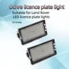 18 LED License Plate Lights for Land Rover Discovery/Freelander LR2, Black, 2-Pack