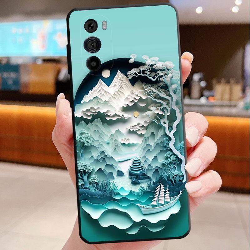 Landscape Phone Case For Motorola Edge 60 50 40 Pro 60 50 40 30 Ultra Neo Fusion Moto G Play G Stylus G Carcasas