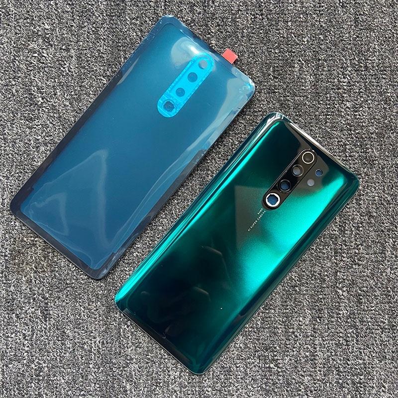 Pièces 6,53" Cache-batterie Arrière Pour Xiaomi Redmi Note 8 Pro Panneau Arrière en Verre Boîtier avec Objectif Appareil Photo Remplacement