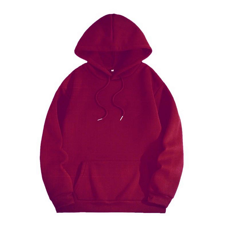 Felpa con cappuccio casual larga foderata in velluto da donna Autunno/Inverno 2024