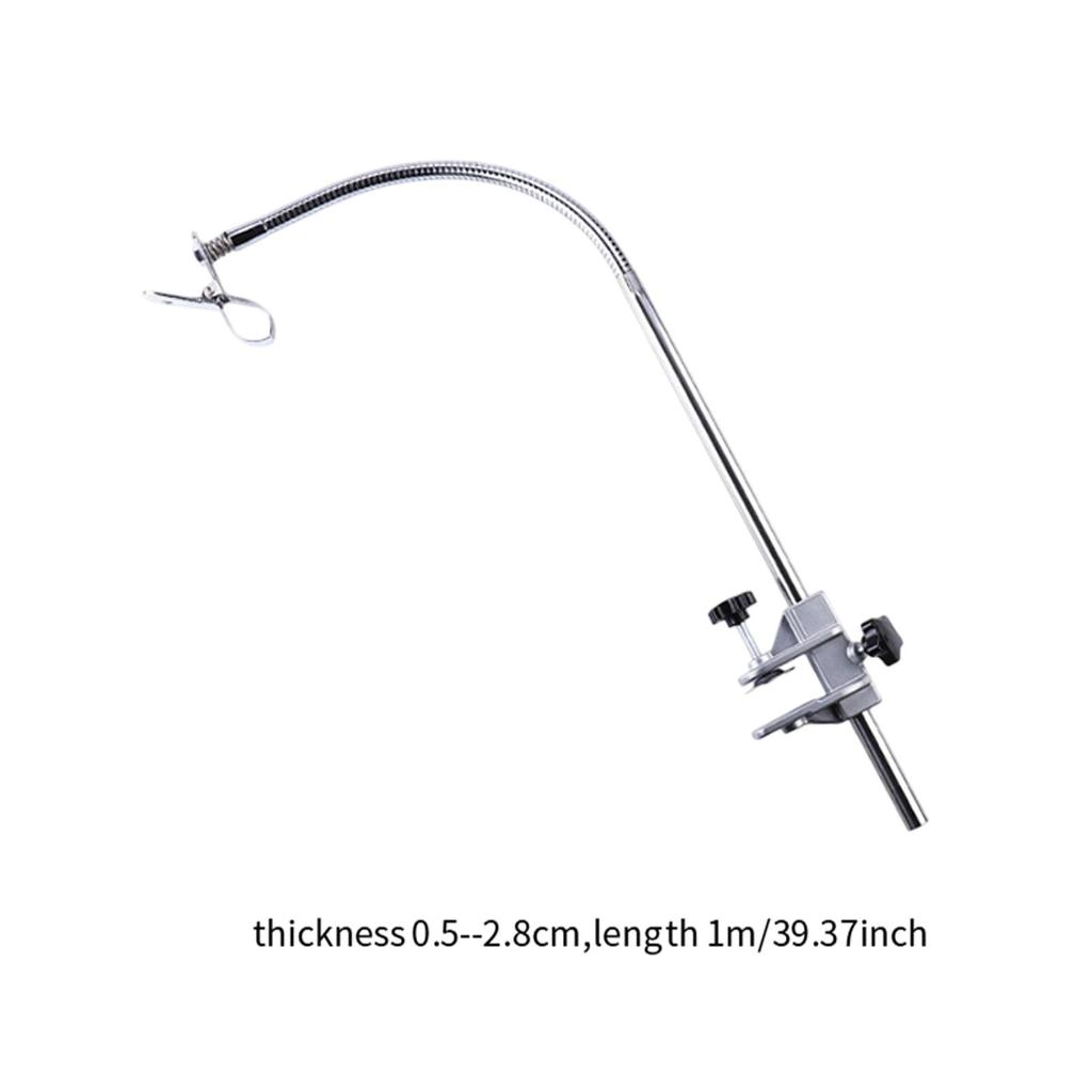 Stainless Steel Dog Cat Hair Dryer Stand with Clamp Adjustable Hose Tube Cat Grooming Support Pet Care Accessories