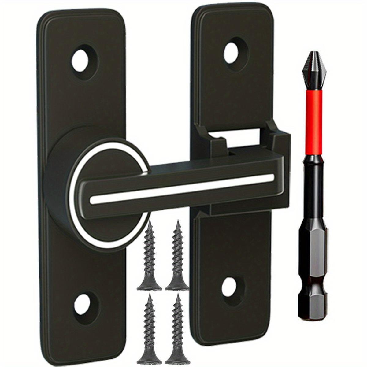 НОВЫЕ светящиеся черные 90-градусные прочные замки для дверей из углеродистой стали, откидные, экранные, замки для дверей шкафов, защелки для дверей окон