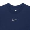 Nike T Shirts Men's Navy Blue Crew Neck Moderate Straight Fit DM7899-410