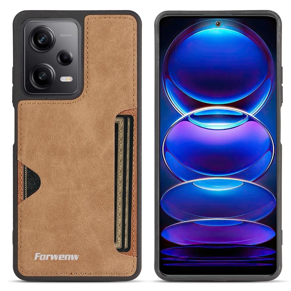 

Leather Card Slot Wallet Case for Xiaomi Redmi Note 14 Pro Plus 13 12 11 Pro 5G 12S Mi Poco X5 X6 4G 5G Anti-Drop Phone Bumper for Note 12Pro 4G