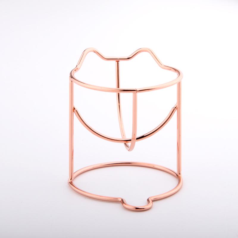Creative Metal Makeup Sponge Drying and Storage Rack Stand