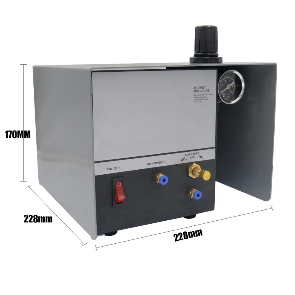 Jewelry Pneumatic Engraving Machine 1400 RPM Adjustable Speed 60Hz 80W Graver Engraving Tool Handpiece for Crafts