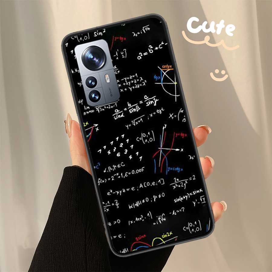 Physics Chemical Mathematics Phone Case For Xiaomi Poco X7 X6 X5 X4 X3 GT NFC M4 M5 Pro 5G M3 Mi F6 F5 F4 F3 F2 F1 Capa Coque TP