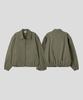 Black Moment Signature Washed Cotton Oversized Blouson 2Way [Khaki]
