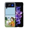 Heidi Cartoon Phone Case For Samsung Z Flip 7 6 5G Galaxy Z Flip4 Z Flip5 Z Flip3 Coque Black Hard PC Shell Protective Cover