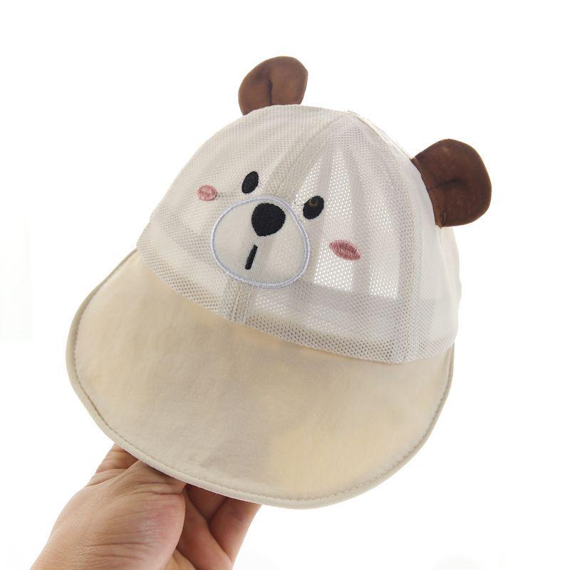 Adorable Unisex Baby Sun Hat: Breathable Mesh, Wide Brim, Summer Protection