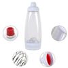 2 pcs Pancake Batter Dispenser and Mixer for Cupcakes, Muffins, Crepes, White