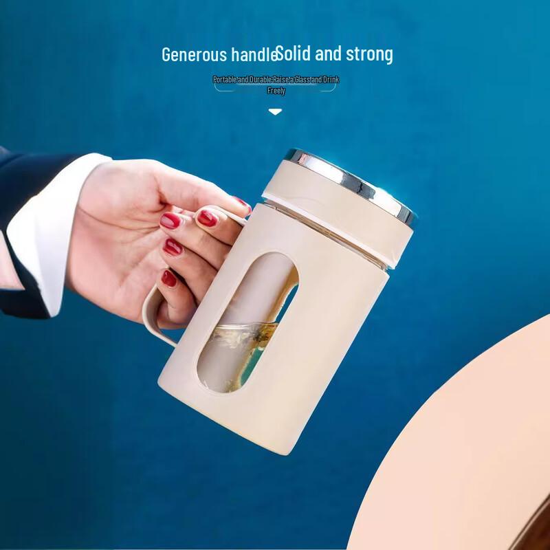 Hitzebeständige Glas-Teetasse fürs Büro