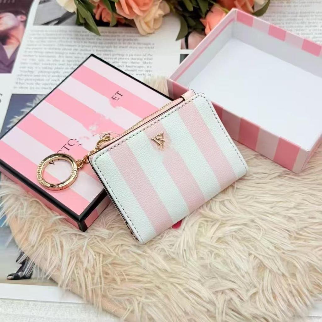 Port card dungi roz și alb cu cutie cadou