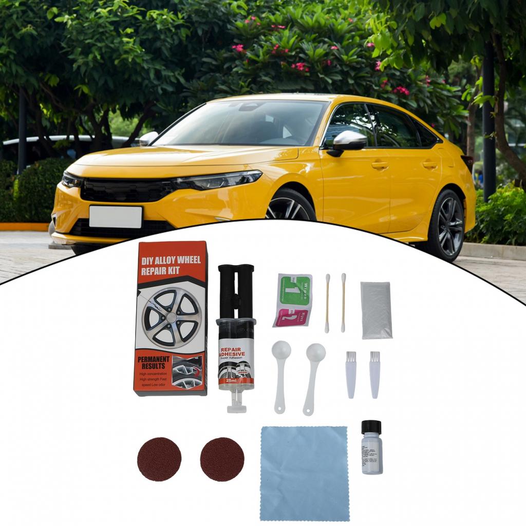 Repair Damaged Wheels and Prevent Rust with For Alloy Wheel Repair Kit