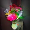 Intelligent Night Light Automatically Lights Up The Vase Fiber Optic Core Night Light Intelligent Light Control LED Energy-saving Beautiful Light