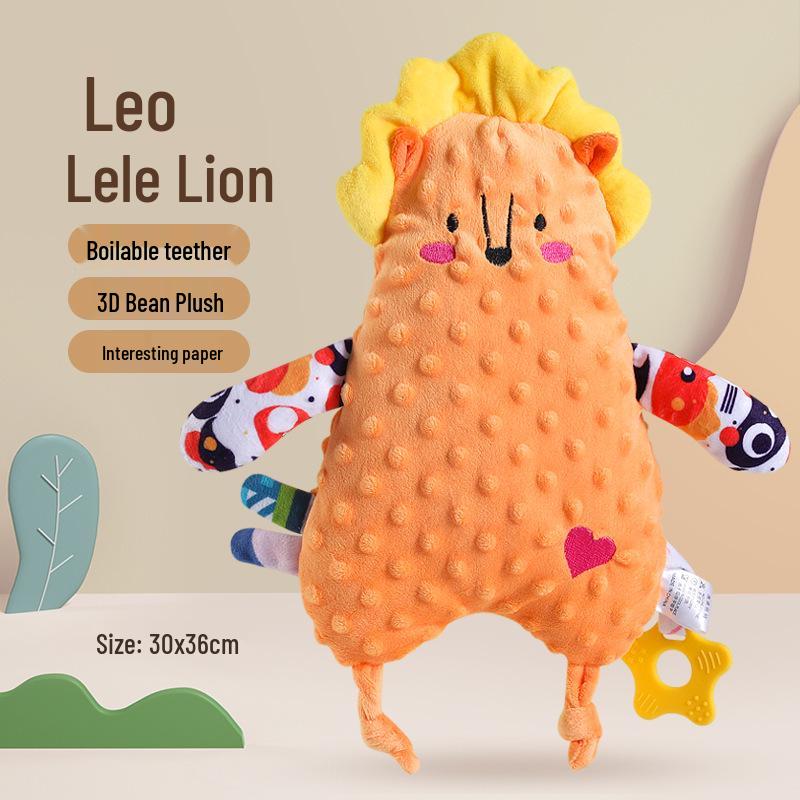 Washable Tear-Proof Crinkle Paper Toy for Infants - Soothing Tissue Box & Cloth Book