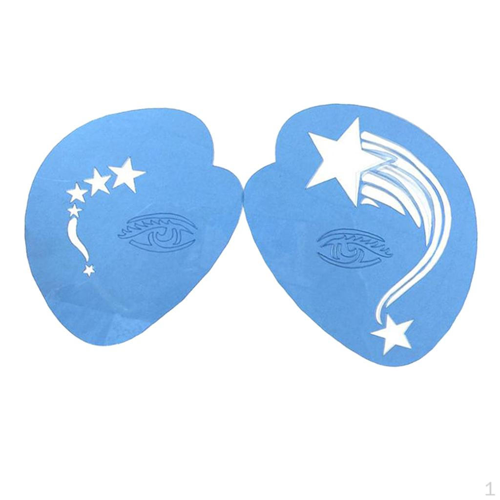 

Eye Painting Stencils Reusable Template 04