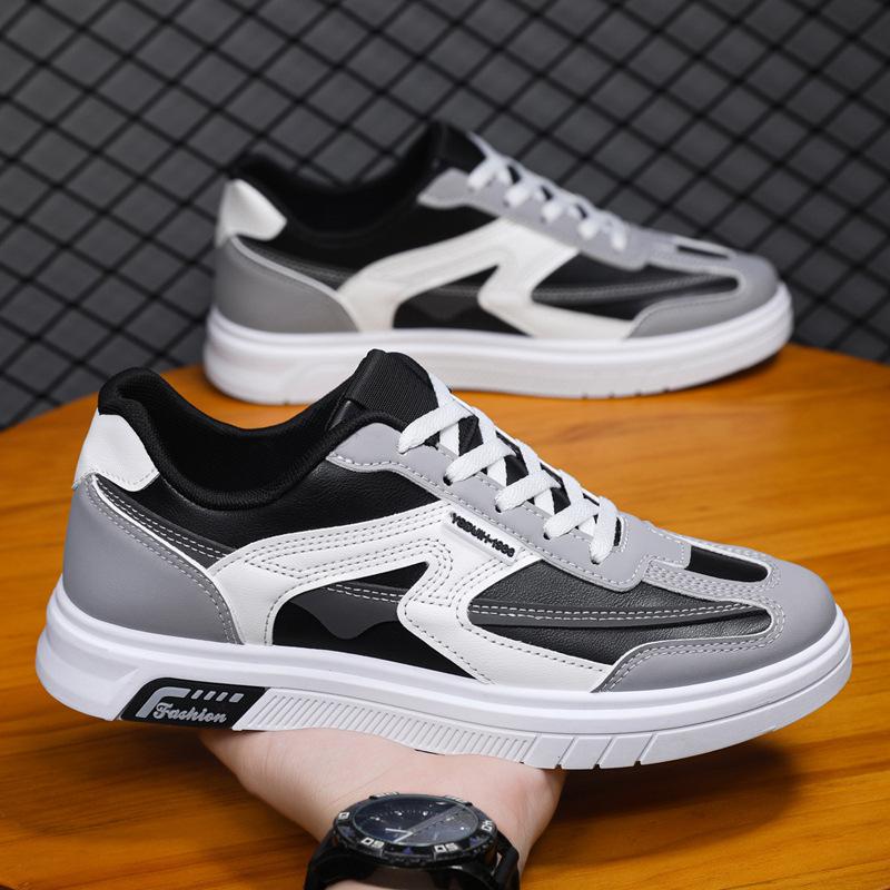 

Мужская обувь, летняя, новая тенденция, цветовое сочетание, мужская повседневная обувь для сноуборда, для студентов, для занятий спортом на открытом воздухе, легкая повседневная обувь на плоской подошве 44