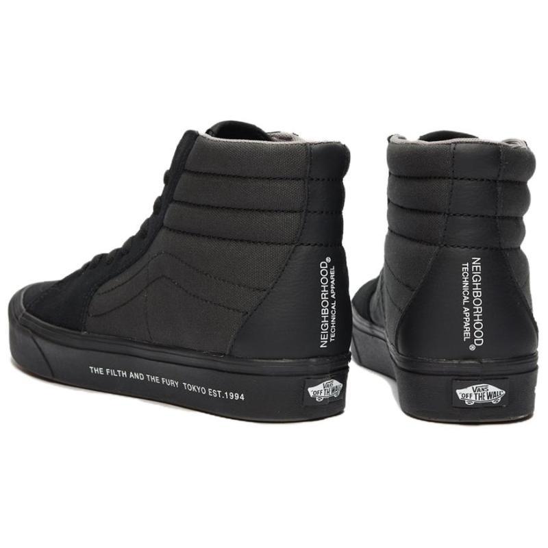 Vans Neighborhood X Vans Sk8 HI Black Vans VN0A3WMB6E6