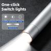 Super Bright LED Flashlight USB Rechargeable Aluminum Alloy Mini Torch Portable Waterproof Handheld Light for Camping Hiking Emergency Outdoor