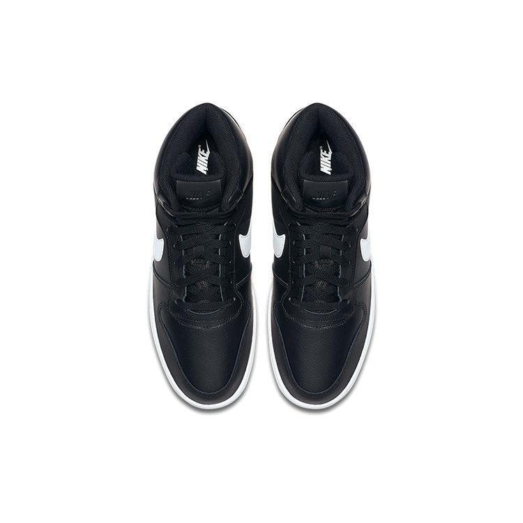 Nike EBERNON Scarpe da Skateboard Mid top da Uomo Nero Bianco AQ1773-002