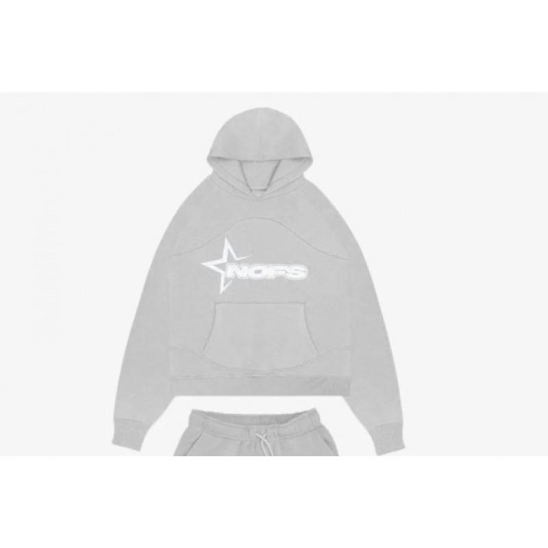 Hip Hop Streetwear Hoodie Pants Set Men Women - Embroidered Letter Print Loose Fit Long Sleeve Unisex Tracksuit
