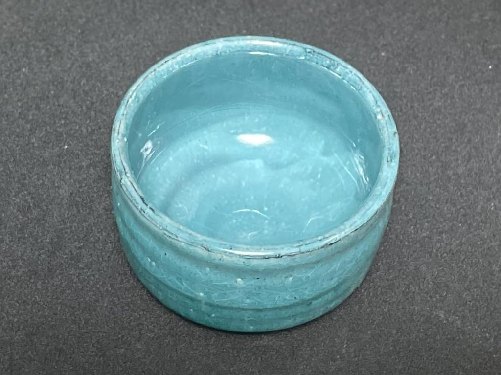 Matcha X Blue Matcha Mino Made In Japan Ale-net Bowl, 11 H7.5cm, Earthenware, Bowl, Ware,