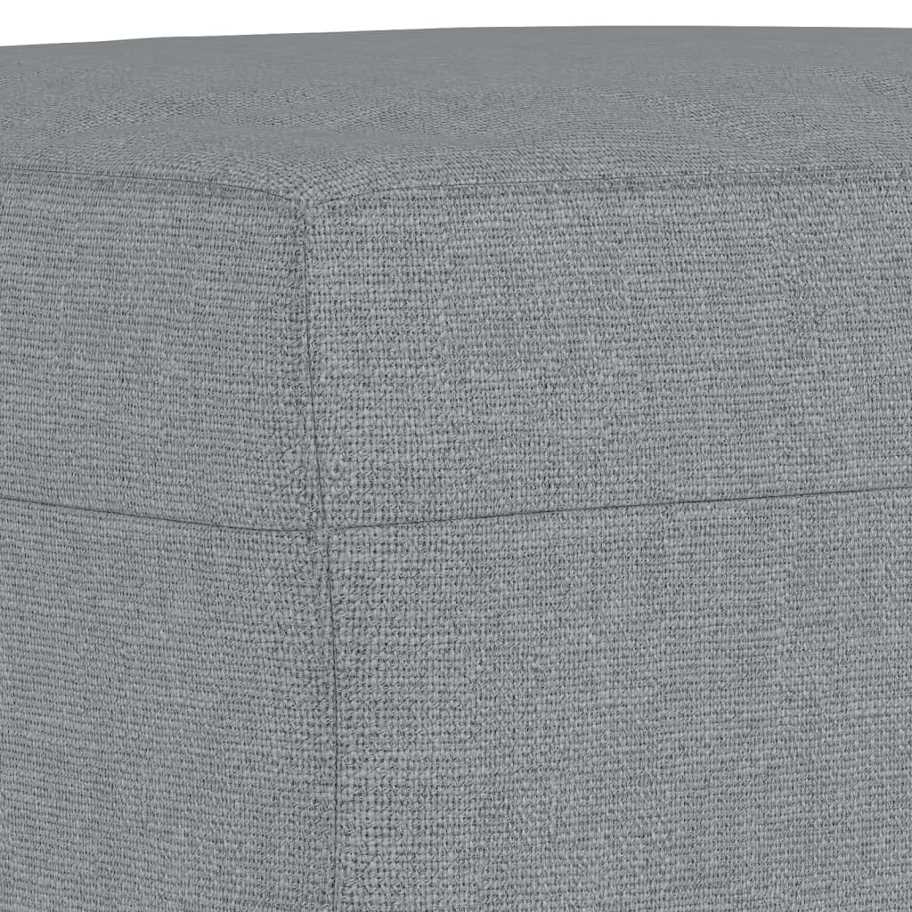 Vidaxl 3-Cz. Relaxation Set With Cushions, Light Grey, Fabric