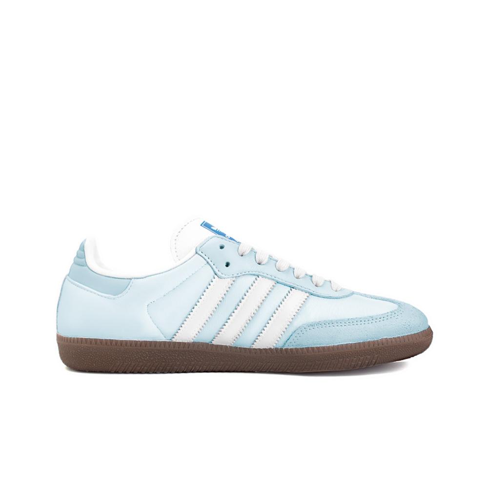 Adidas Originals SAMBA OG Abrasion Resistant Low top Skateboard Shoes Unisex Blue White B75806(Team345-)