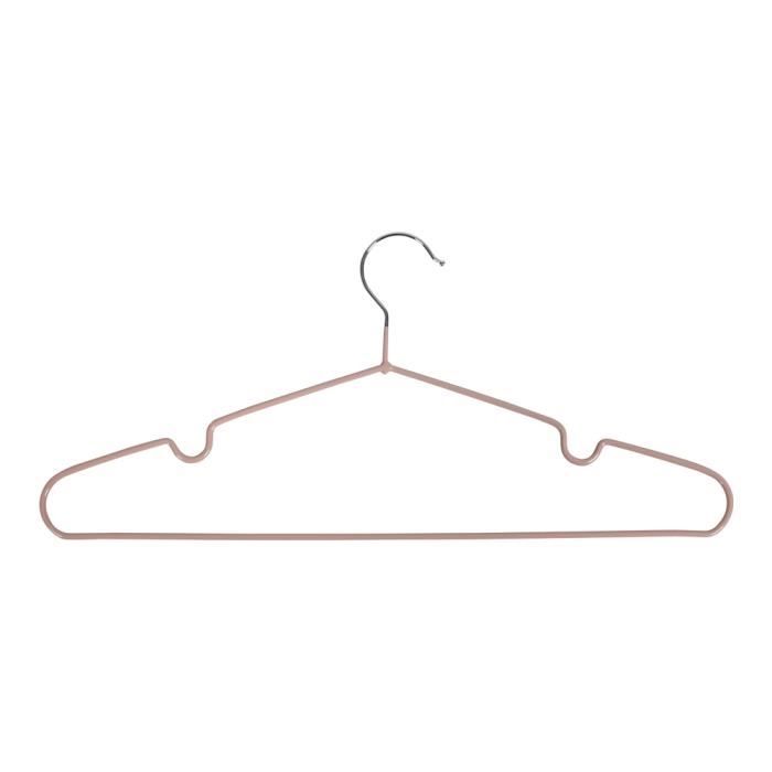 Set of 10 Metal Hangers with House Nordic Massa Coating