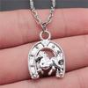 Unicorn Horse Fantasy Pendant Antique Bronze Metal Women Choker Necklace High Quality Gift
