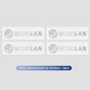 4/8PCS Car Metal Stickers Universal Auto Emblem Decals Accessories For MG Morgan Pilot GT 3 6 5 7 HS ZS ZX EHS Phev bso1