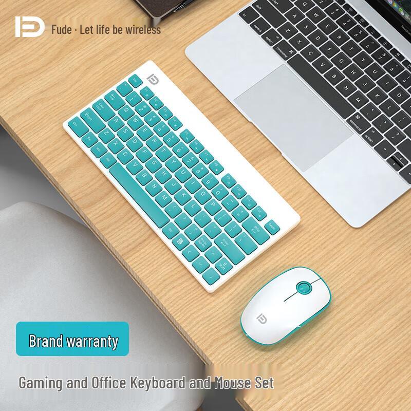 

Fude Mini Portable Wireless Keyboard and Mouse Set