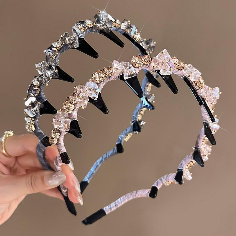 2025 Rhinestone Headband: Heavy Duty, Non-Slip, Stylish Hair Accessory for Women